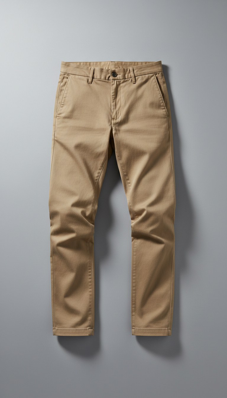 Slim Fit Chino Pants in tan