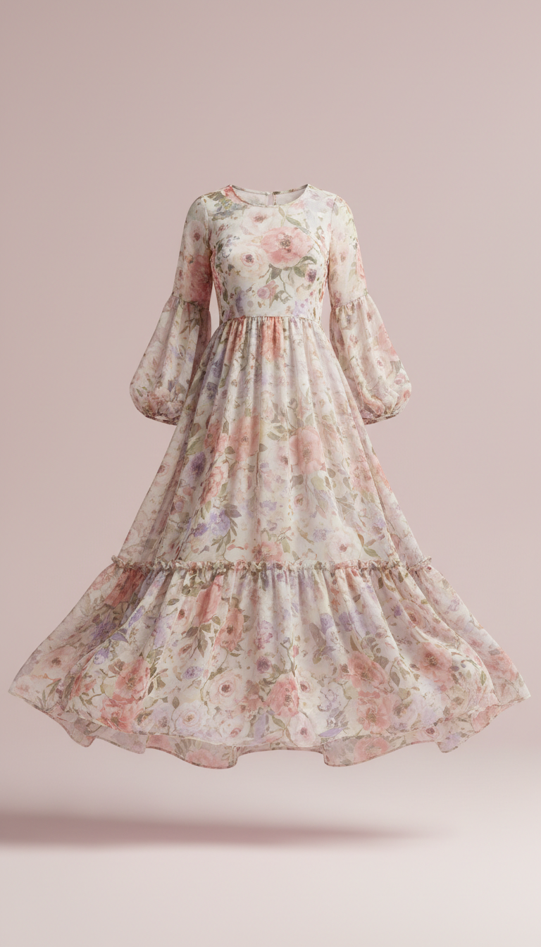 Floral Summer Maxi Dress
