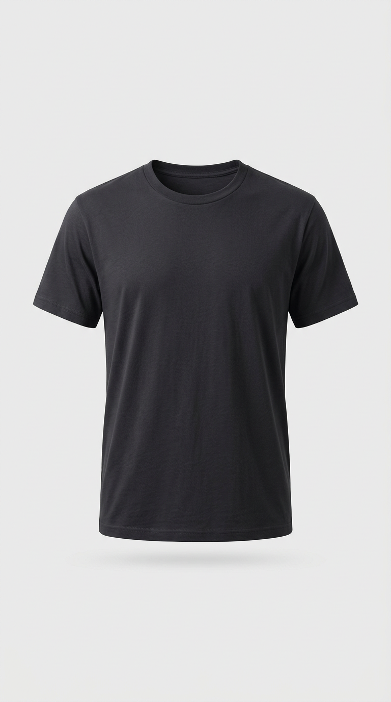 Classic Crew Neck T-Shirt in black
